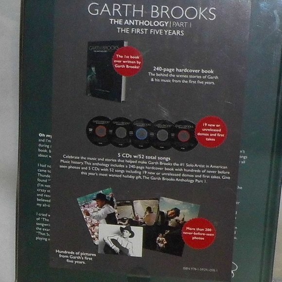 Book - CD's - Garth Brooks-The Anthology  -  Part 1-NEW - Picture 2 of 2